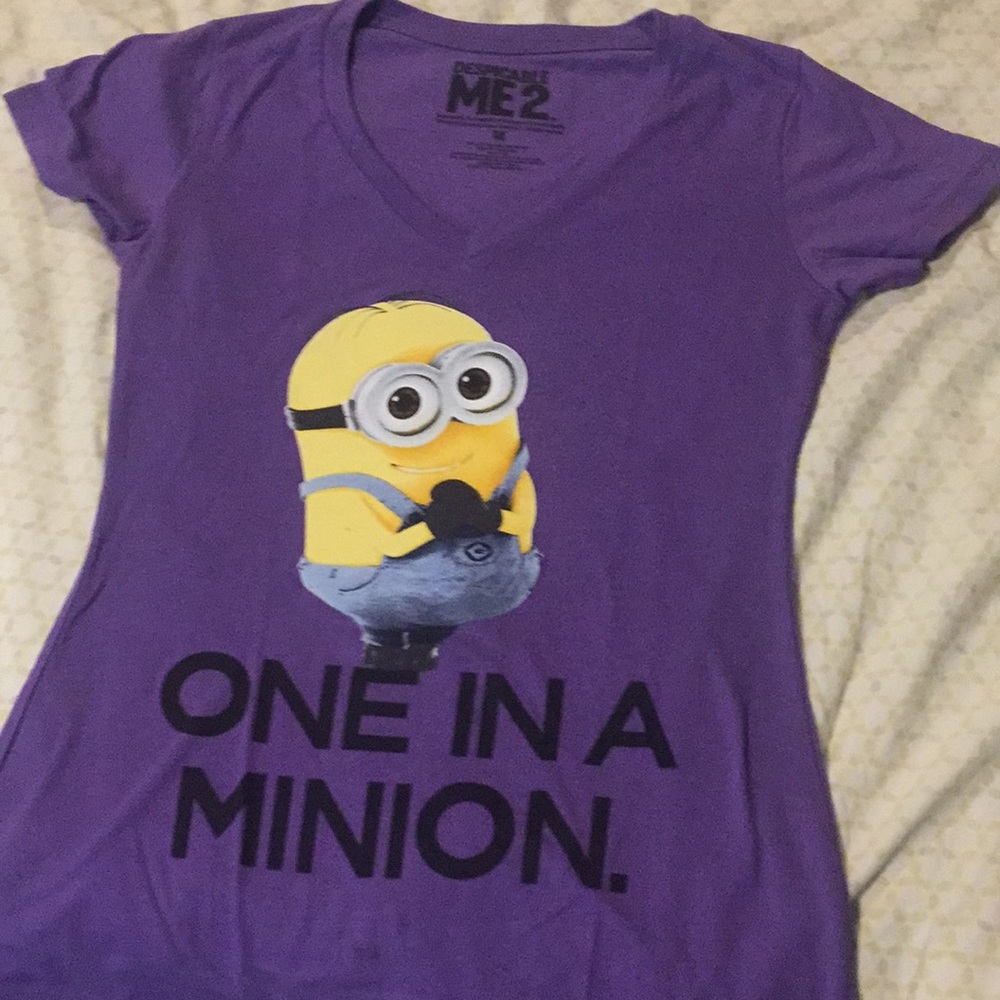 Despicable me 2 v neck tee
